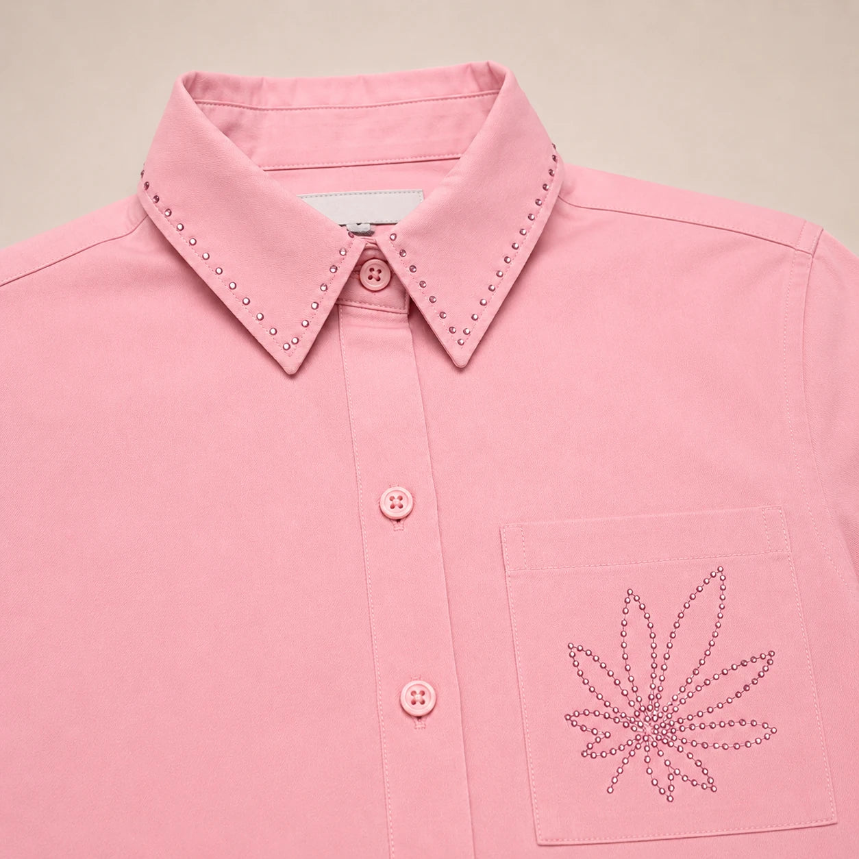 Chemise Strass Rose