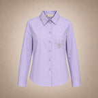 Chemise Strass Lavande