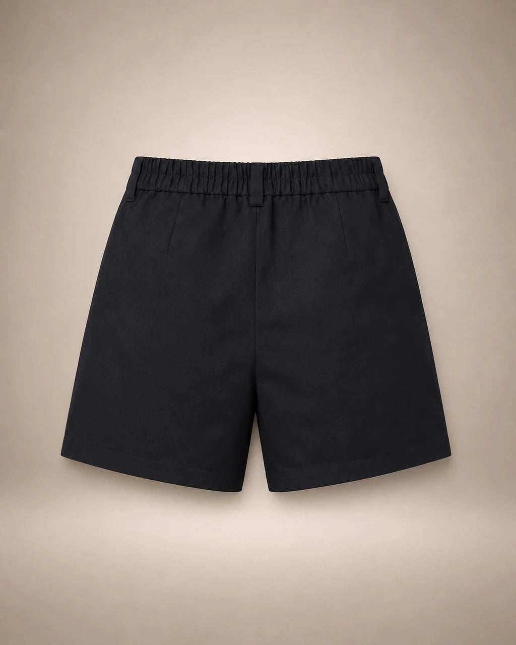 Short Taille Haute Noir Zigzag & Strass