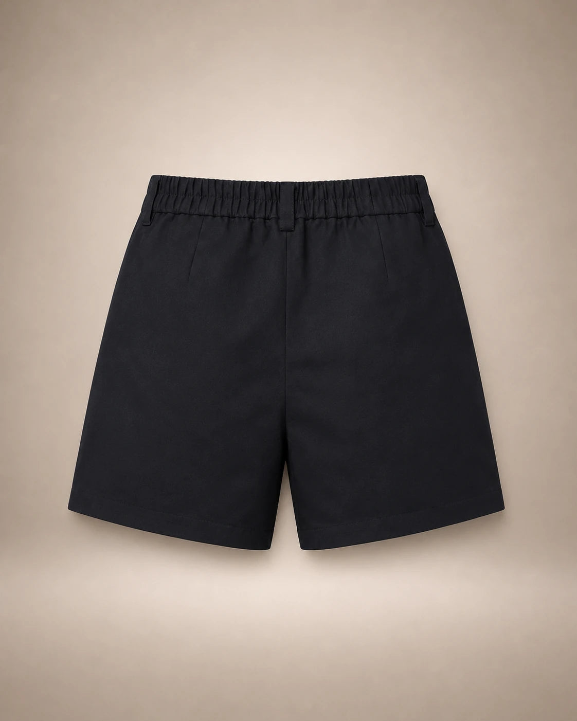 Short Taille Haute Noir Zigzag & Strass