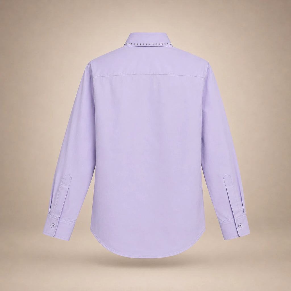Chemise Strass Lavande